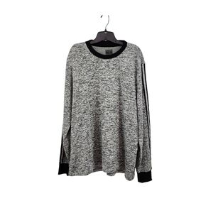 Guess Men's Long Sleeves Atlas Reflective Tape Crew Tee - XL